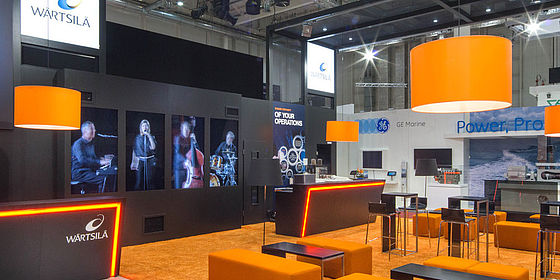 Messestand Wärtsilä Messestand Wärtsilä