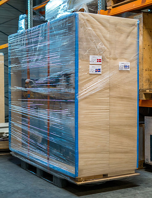 Messeservice: professionell verpacktes Material für den Transport Messeservice: professionell verpacktes Material für den Transport