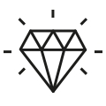 Icon: Hochwertige Materialien
